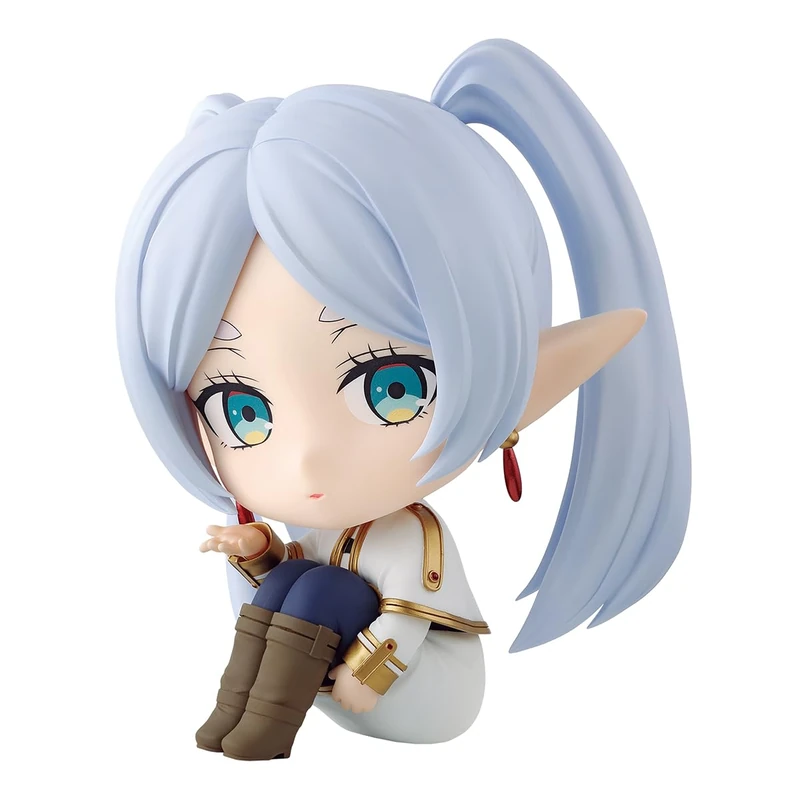 Banpresto Frieren Frieren: Beyond Journey'S End Collectible Action Figure - Sitting,11 cm - BP28544P Multicolor, Optimal for Anime Fans