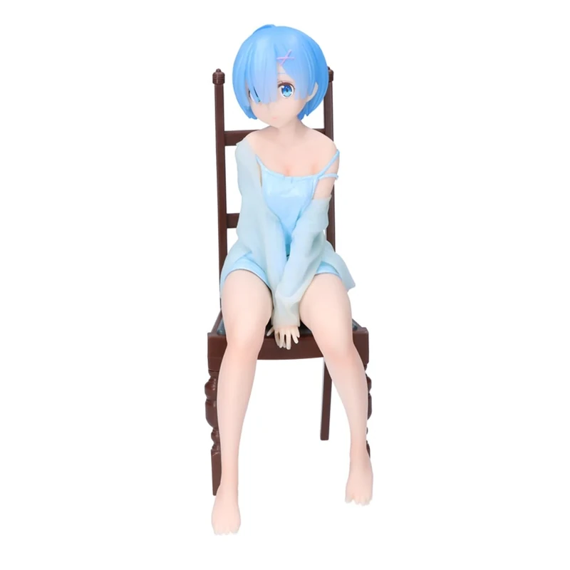 BANPRESTO Rem Re: Zero-Starting Life In Another World Collectible Action Figure - Relax Time - Another Color Version, 20 cm - BP28602P Multicolor, Optimal for Anime Fans