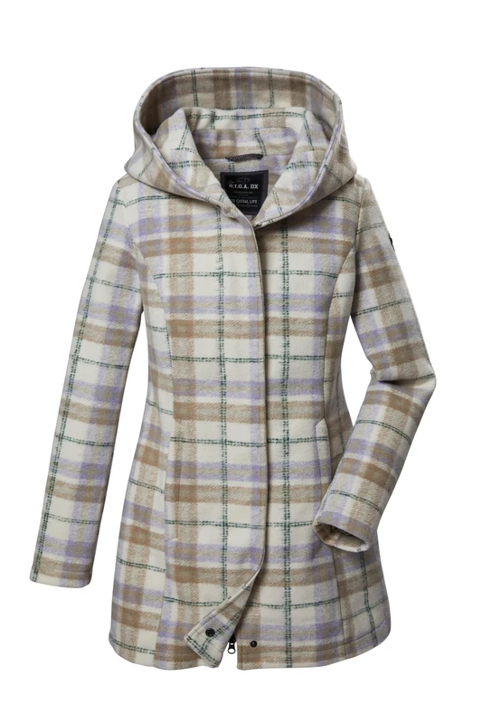 G.I.G.A. DX Women's Knitted Fleece Jacket with Hood GW 42 WMN KNTFLC JCKT, Light Beige, 36, 42455-000