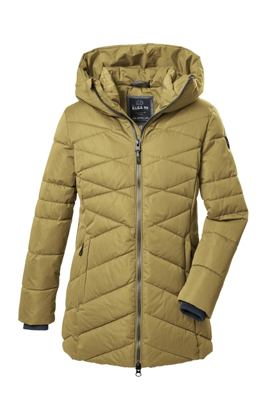 G.I.G.A. DX GW 16 WMN QLTD JCKT 42193-000 Women's Quilted Functional Jacket with Hood Pistachio 40