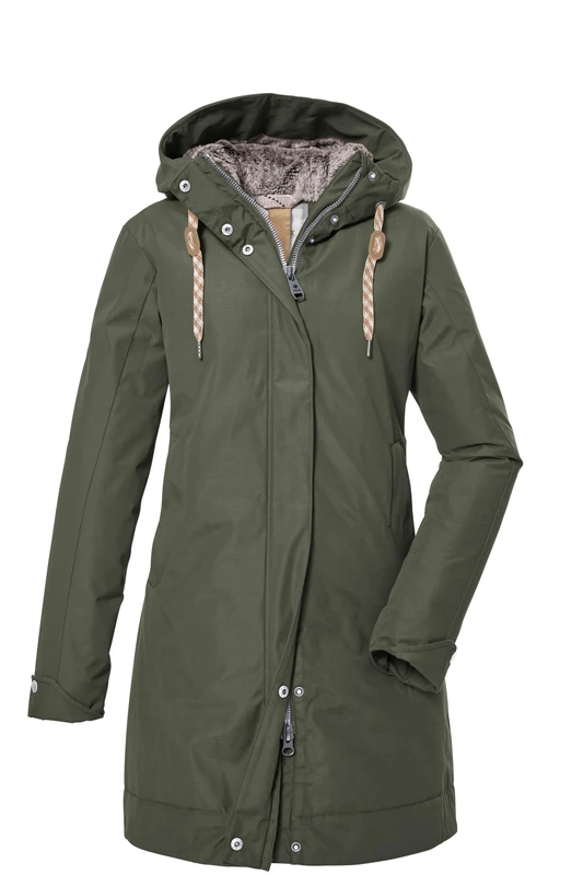 G.I.G.A. DX GW 13 WMN PRK 39836-000 Women's Winter Parka with Hood Olive 34