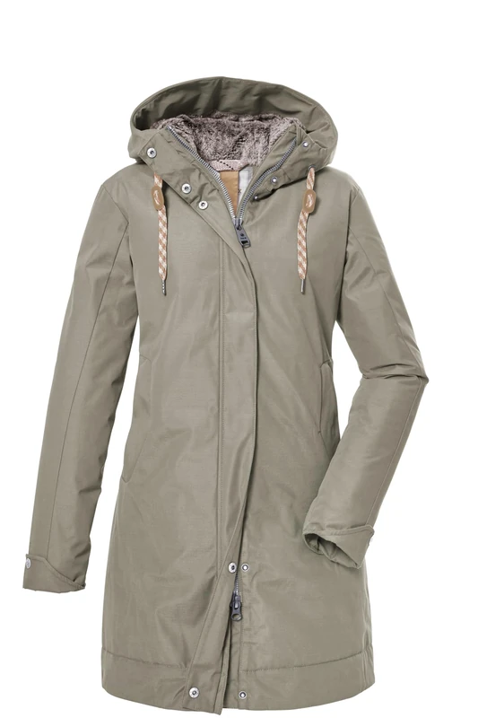 G.I.G.A. DX GW 13 WMN PRK 39836-000 Women's Winter Parka/Functional Parka with Hood Elephant, 48