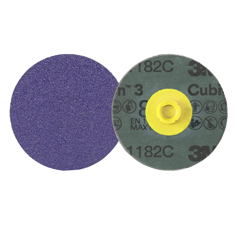 3M Cubitron 3 Roloc Fibre Disc 1182C, 36+, TR, Purple, 76 mm, 50/Carton