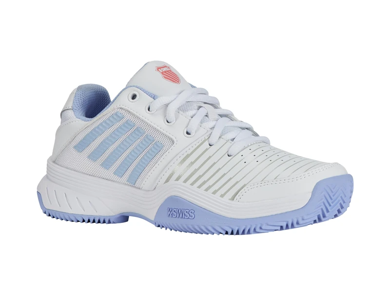 K-Swiss Women's Court Express Hb Tennis Shoe, White Open Air Strawberry Ice, 7 UK