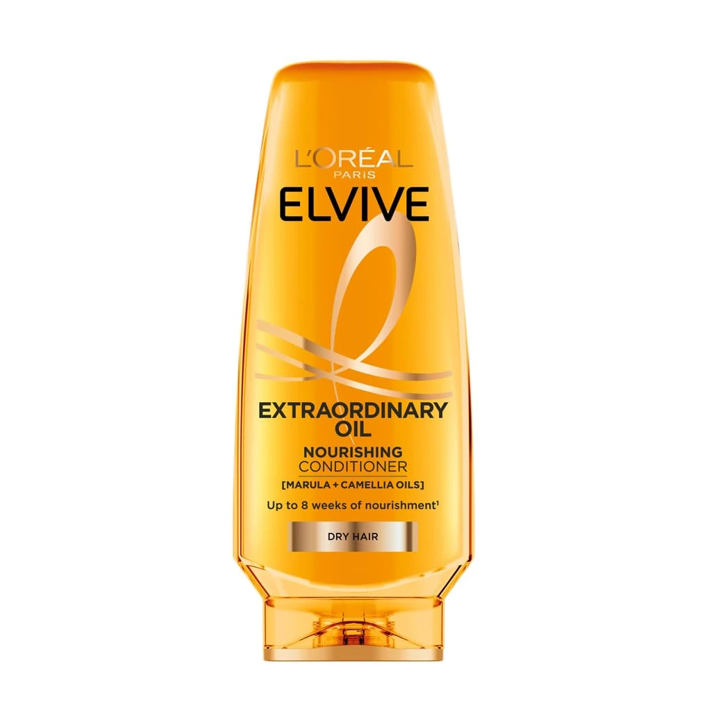 L'Oréal Paris Elvive Extraordinary Oil Nourishing Conditioner, with Marula & Camellia Oils, for Dry Hair, Suitable for all hair textures, 500ml