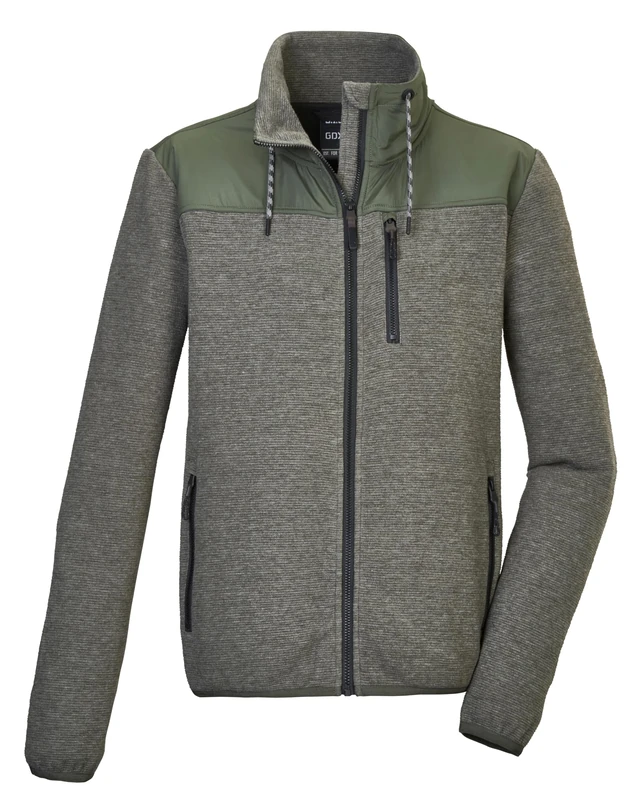 G.I.G.A. DX Men's Knitted Fleece Jacket GW 35 MN KNTFLC JCKT, Olive, S, 42217-000