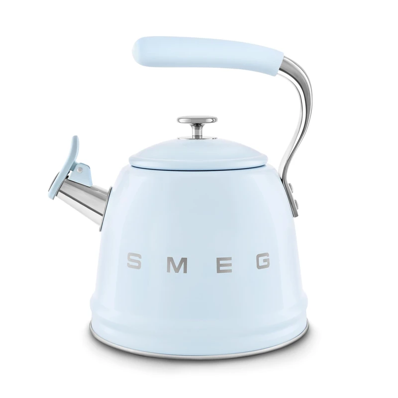 SMEG WKF01PB, Whistling Kettle, Pastel Blue