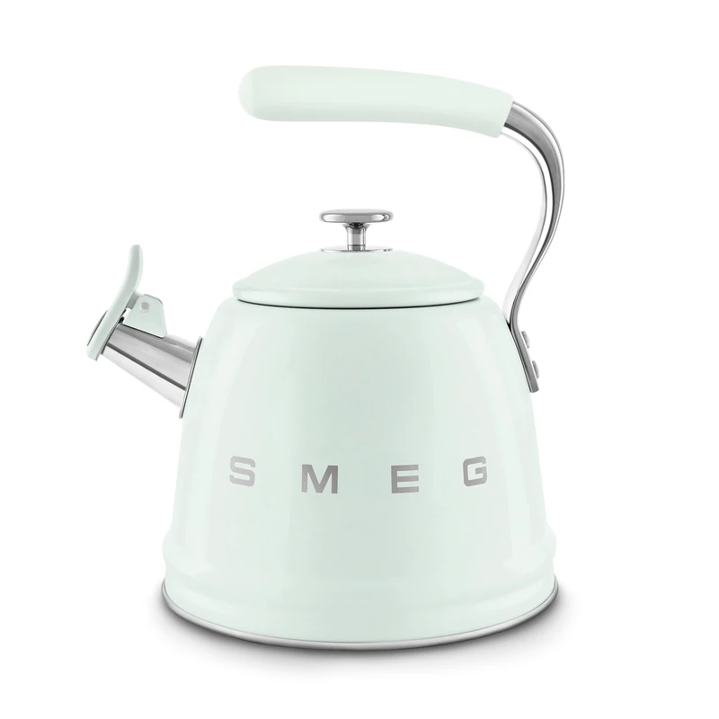 SMEG WKF01PG, Whistling Kettle, Pastel Green