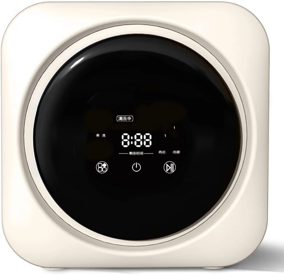 XIAGJAO Underwear Washing Machine, 3.5L Fully Automatic Small Mini Sock Washing Machine, Portable Washing Machine, Wall-Mounted Compact Electric Washer