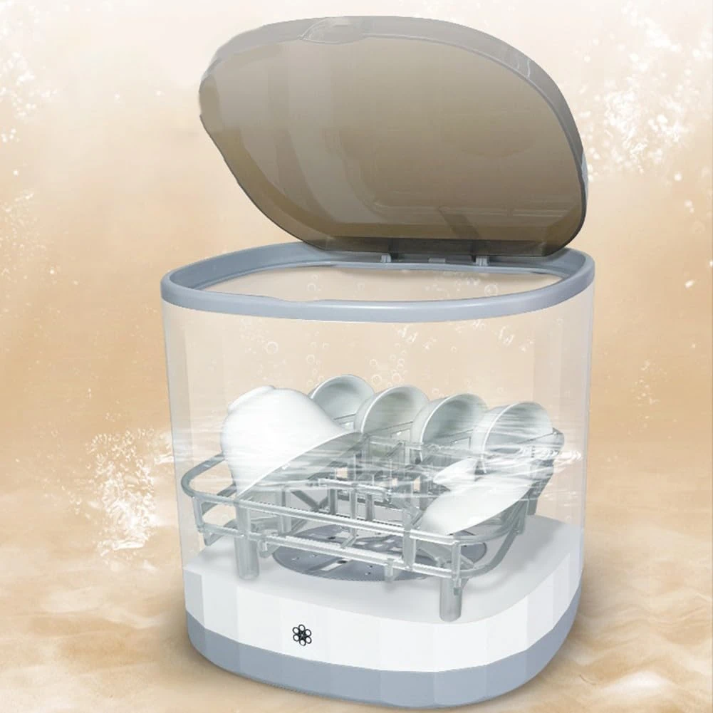 Countertop Dishwasher, Mini Dishwasher for Tea Cups USB Charging 360° Flushing Portable Design Powerful Cleaning Performance for Office Use