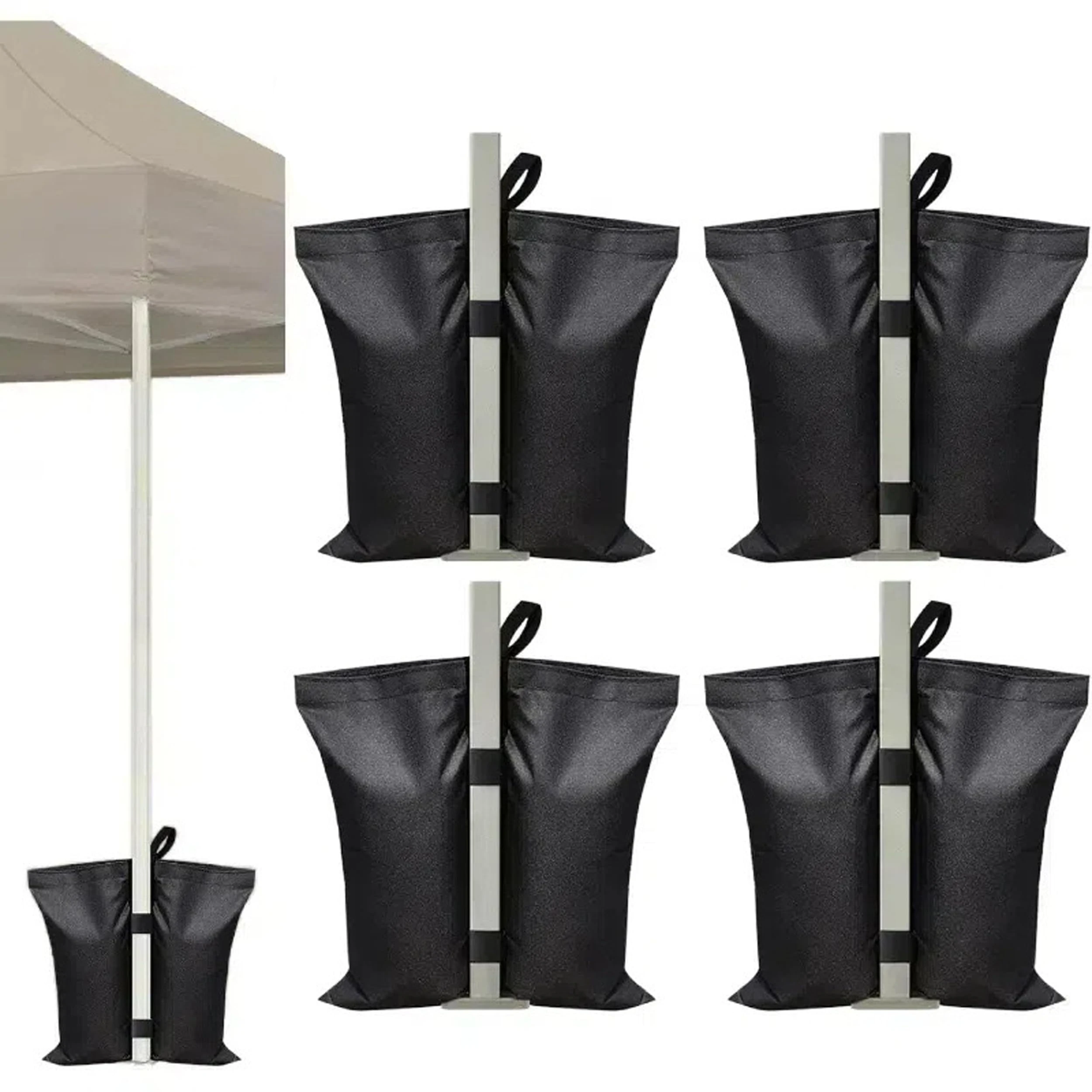 Gazebo Sand Weight, 4 Pack Heavy Duty Sandbag Weights, Gazebo & Tent Sandbag Weights, Sand Weight Bags for Pop up Canopy Tent Outdoor Awnings Gazebos Trampolines