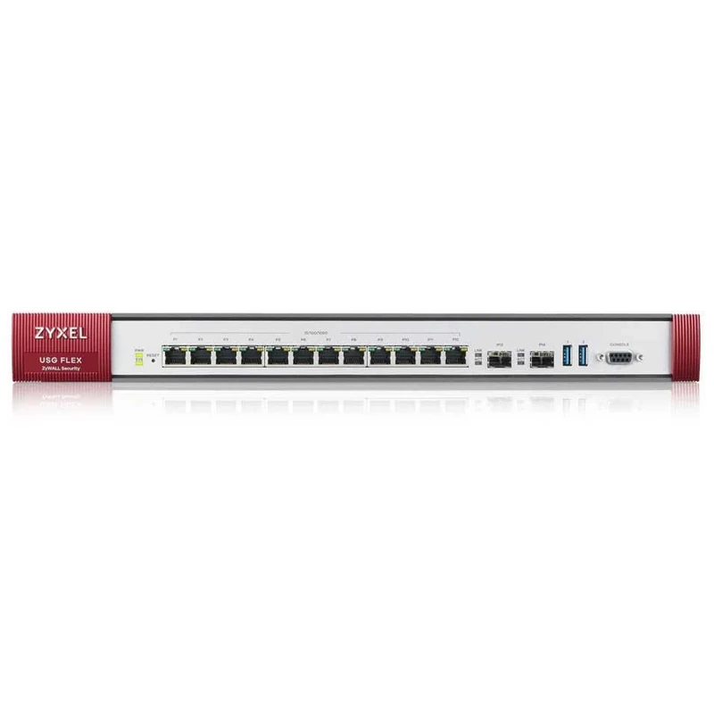 Zyxel USGFLEX200HP ZyWALL High Speed Cyber Security Firewall | Hardware Only | 2x Multi-Gig 2.5G (1x PoE+) | VPN | Business Class | Up to 100 Users | Nebula Cloud