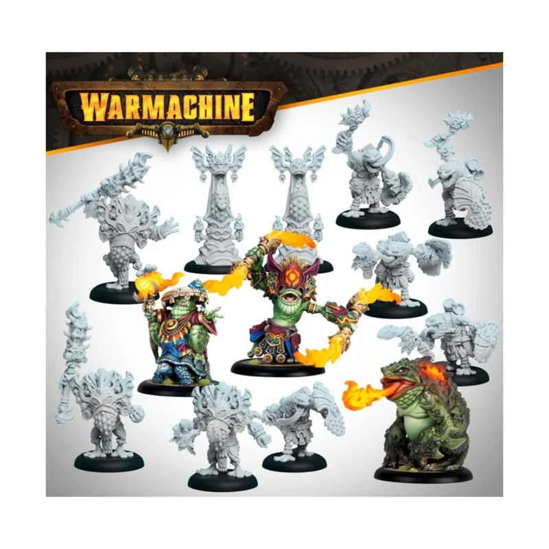 Steamforged Games Warmachine: Southern Kriels Fire Tongue Warriors Cadre