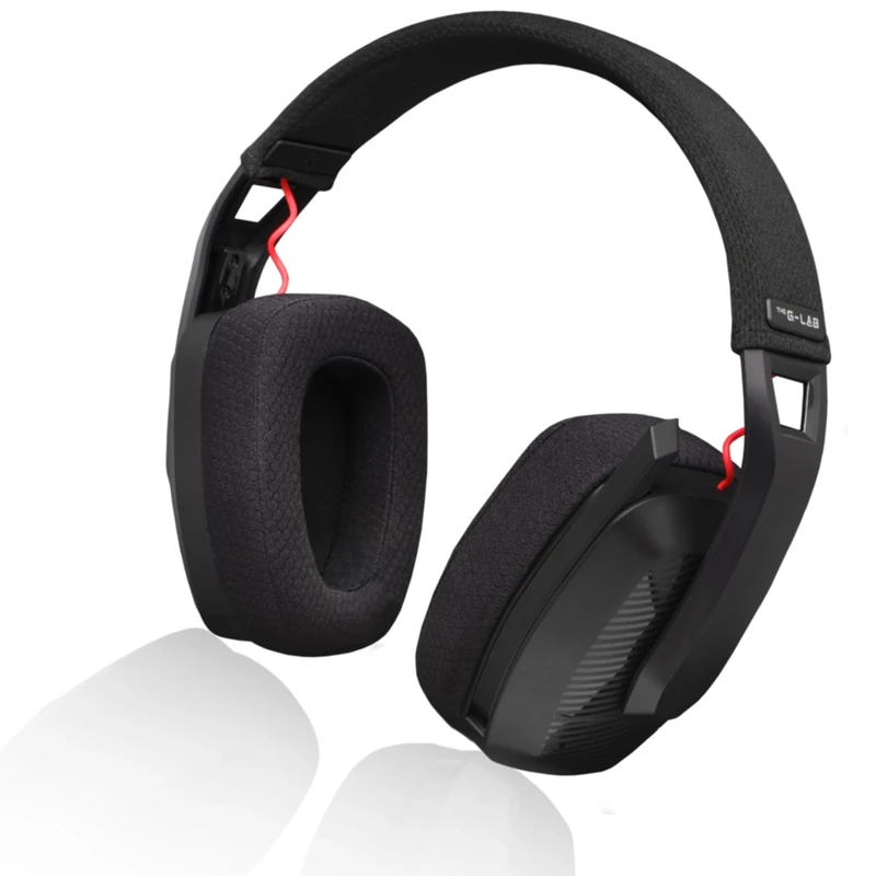 The G-Lab - Korp Platinum - Rechargeable Wireless Gaming Headset PC/PS4/PS5 - Wireless Gamer Headset Dual Modes Bluetooth/2.4Ghz Stereo Sound, Smooth Connection - New