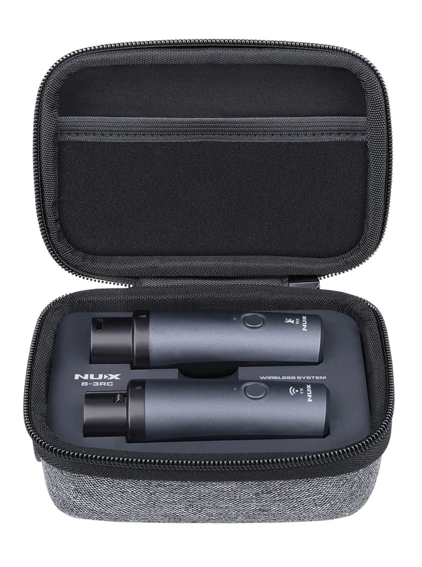 NU-X | B-3RC Rechargeable Wireless Microphone System with NDM-4 Dynamic Microphone Included | License-Free, Auto-Pairing, Rechargeable Case, for Professional Audio Performance