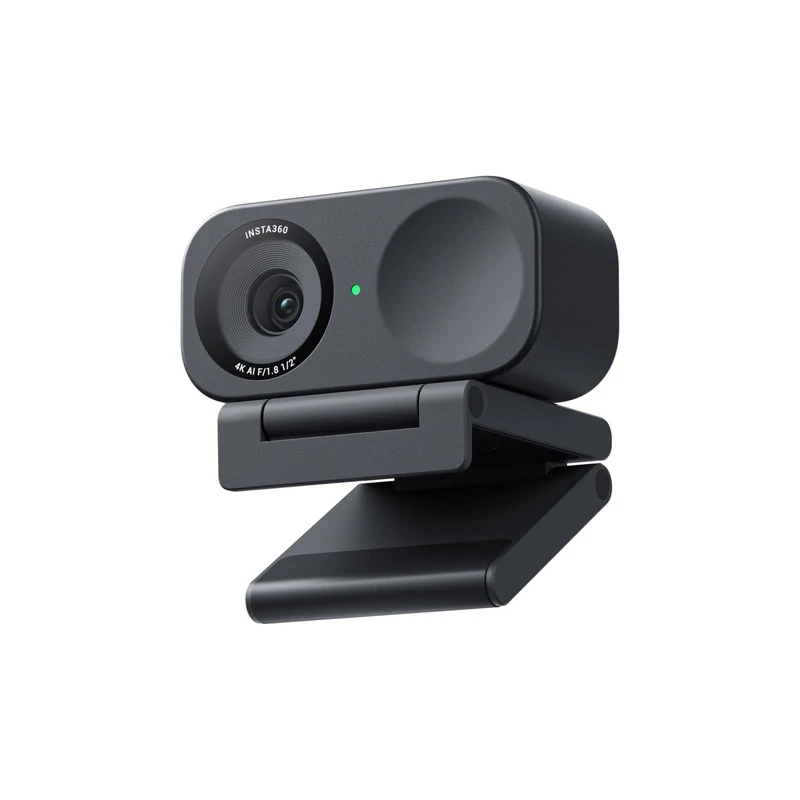 Insta360 Link 2 C AI-Powered 4K Webcam with 1/2" Sensor for Increased Detail, Pro Audio, Gesture Control, HDR, AI Tracking, Deskview and Streamer Mode - Built-in Privacy Protection