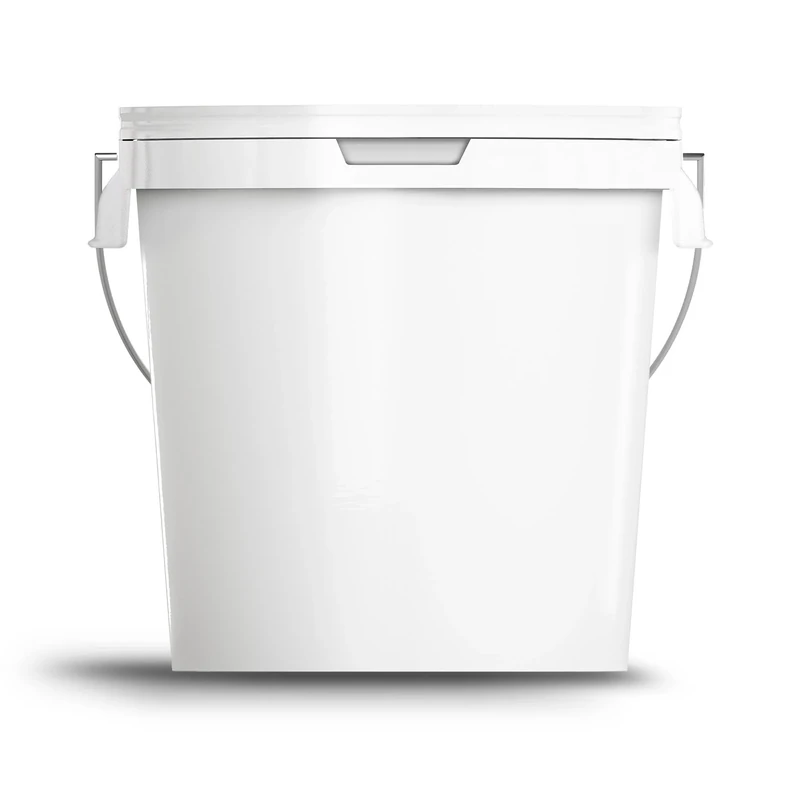 Ultimo Designs 15 Litre White Bucket With Airtight, Leak-Proof, Tamper Evident Lid & Metal Handle