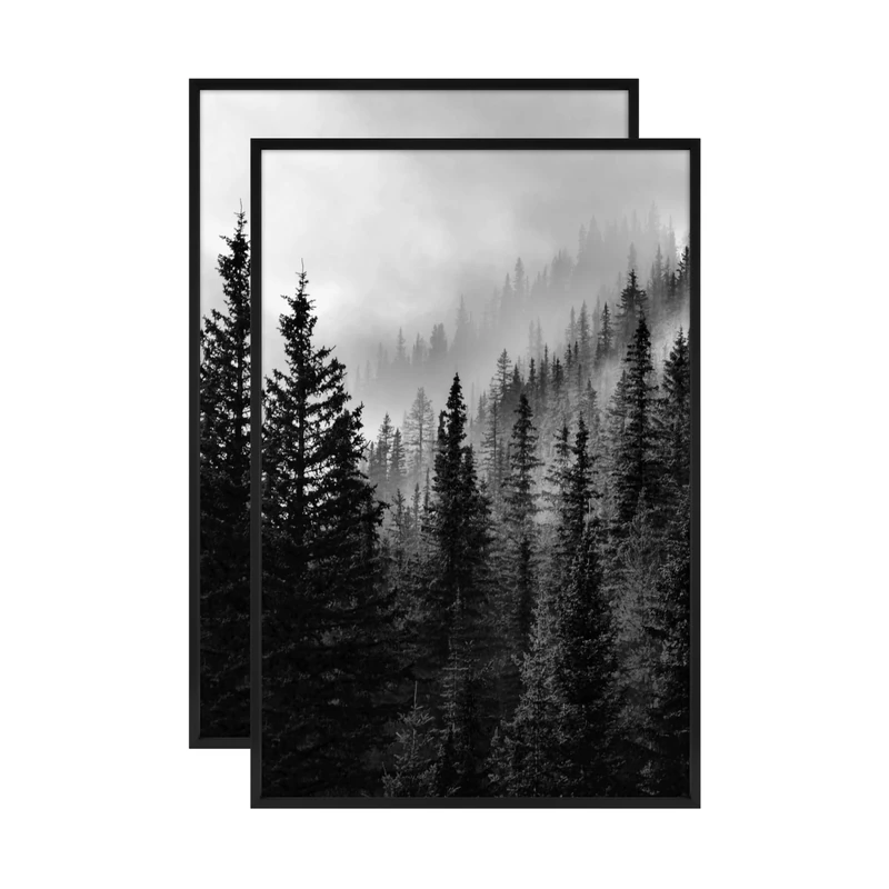 MCS Foundry Metal 16x24 Black Gallery Wall Frame (2-Pack)