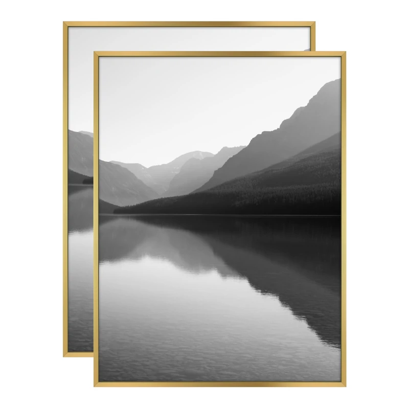 MCS Foundry Metal 18x24 Brass Gallery Wall Frame (2-Pack)
