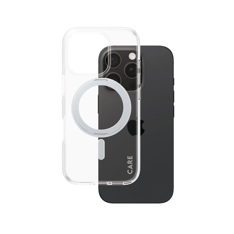 PanzerGlass Care Feature Kickstand iPhone 16 Pro Silver - Image 1