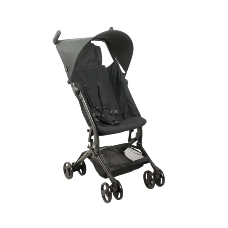 Looping Squizz Mini - Urban Baby Stroller - Fast Folding Ultra Compact Carry Bag, Canopy | Black