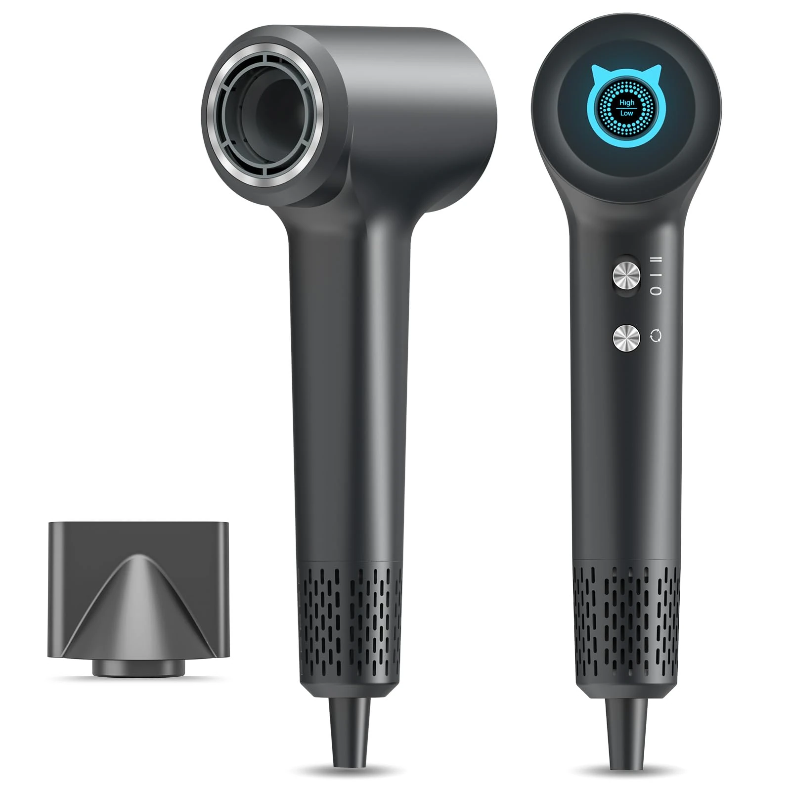 BQSS Hair Dryer, 200 Million Negative Ionic Hairdryer, 110, 000 RPM High Speed Brushless Motor Blow Dryer Fast Drying,57dB Low Noise Travel Hairdryers for Women and Men