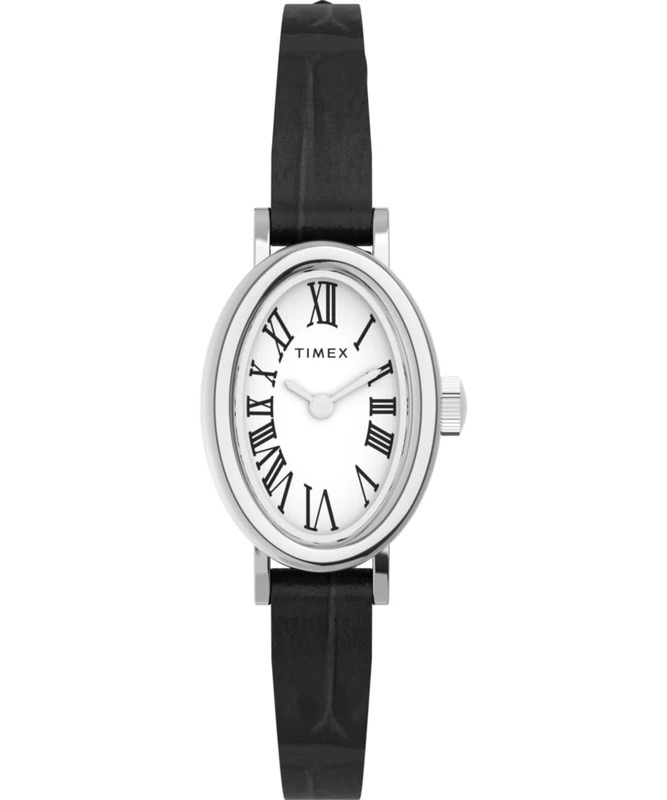 Timex Women's Analogue Quartz Watch with a Leather Strap Cavatina