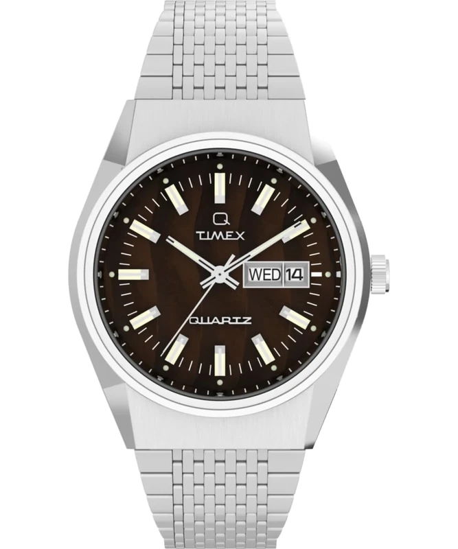 Timex Men's Analogue Quartz Watch with a Stainless Steel Strap Falcon Eye