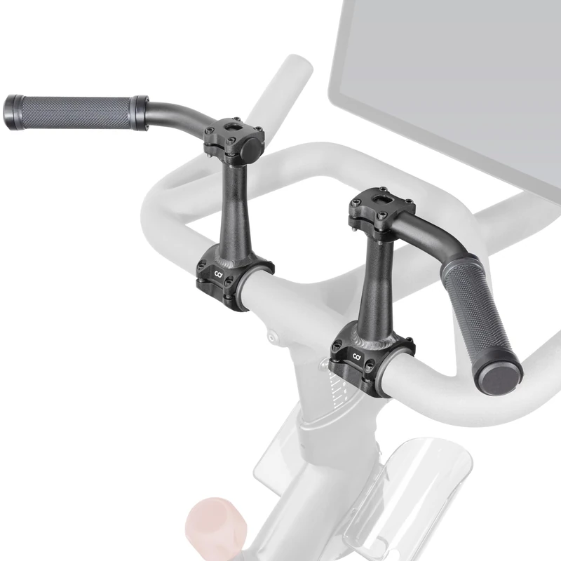 CyclingDeal 1 Pair of Handlebar Extenders for Indoor Exercise Bike - Great Handlebar Extension Accessory for Peloton - Compatible with Bicycle Handlebar Grips - Package with Handlebar Grips
