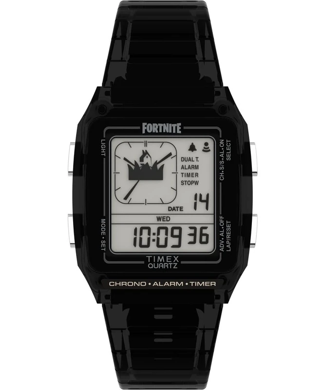 Timex Men's Digital Quartz Watch with a Plastic Strap LCA x Fortnite