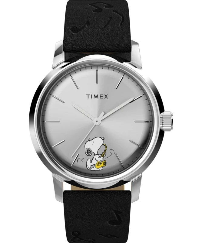 Timex Men Analogue Automatic Watch x Peanuts Marlin Saxophonist