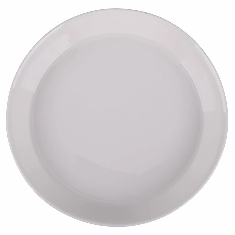 Villa d'Este Home Tivoli Set of 6 New Bone China Soup Plates, White, Delice