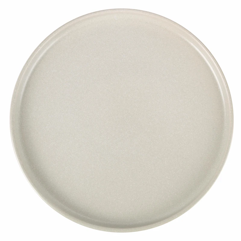 Villa d'Este Home Tivoli Set of 6 Deep Plates Matt Stone Effect Stoneware, Sage Green, Berlin