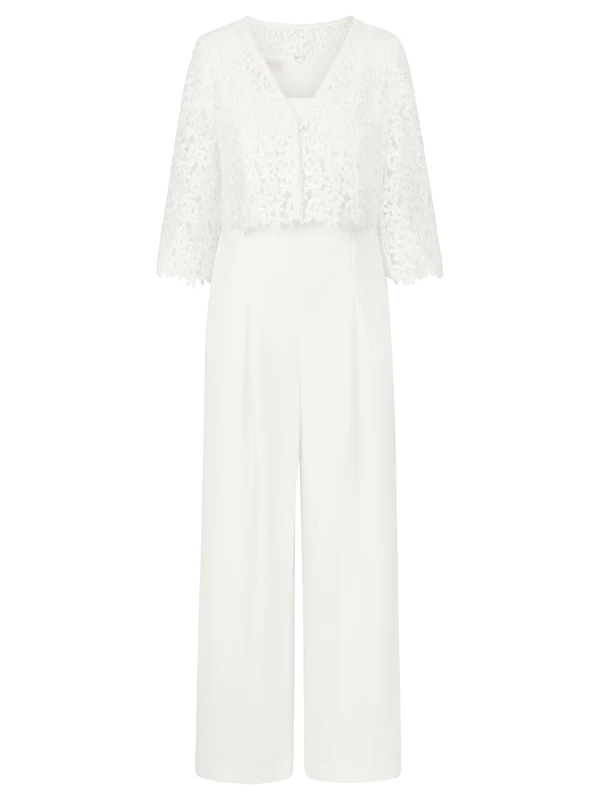 APART Fashion Wedding Jumpsuit with Lace Jacket