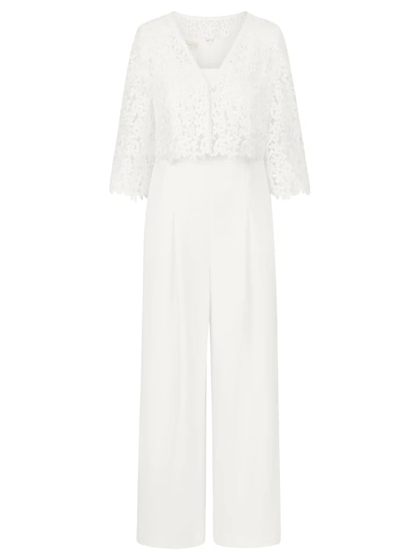 APART Fashion Wedding Jumpsuit with Lace Jacket