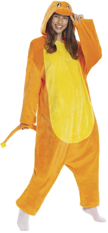 FIESTAS GUIRCA Orange Dragon Adult Fancy Dress Costume - XL