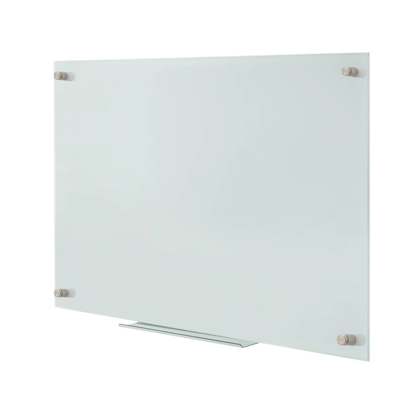 LogiLink EO0061 - Magnetic Dry Marker Glass Whiteboard/Blackboard for Wall Mounting, 90 x 60 cm, Frameless