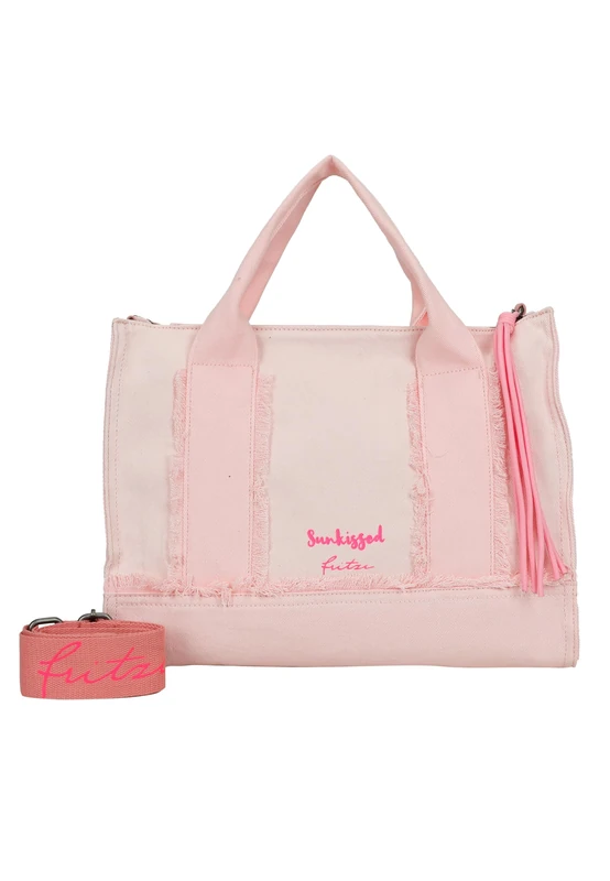 Fritzi aus Preussen Women's Tote Bag Denim Washed Rose Shopper, rose, One Size