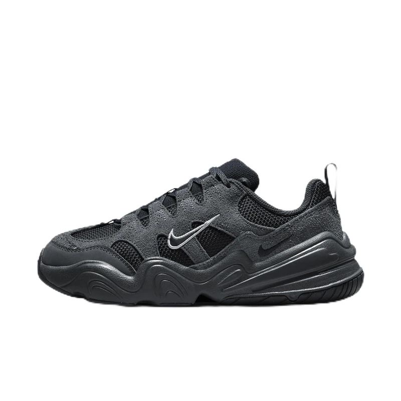 Nike Women's W TECH Hera Sneaker, Lt Smoke Grey Dk Smoke Grey, 4 UK