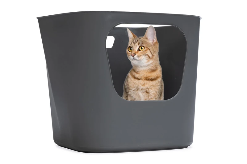 Karlie Lotus Eco 522869 Cat Litter Tray L 54.4 W 43.9 H 40.5 cm Grey