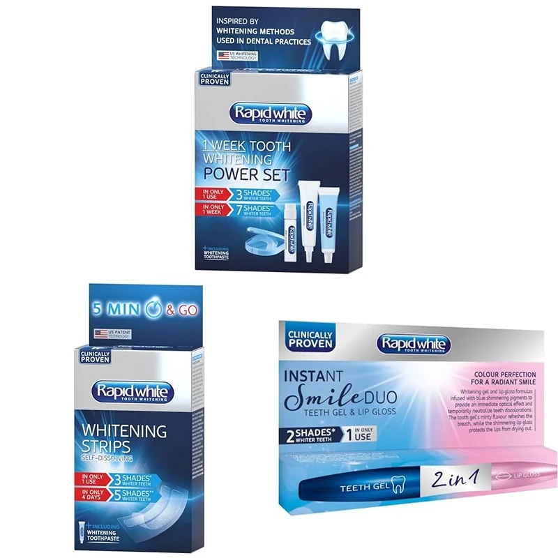 1 Week kit + Teeth whitening Strips + Pen