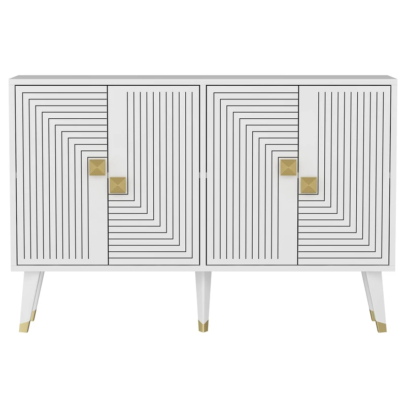 Hanah Home Console, 100% MELAMINE COATED PARTICLE BOARD, One Size