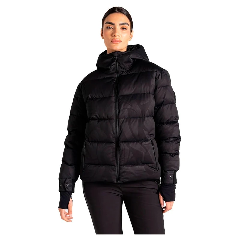 Dare2B Womens Showcase Baffled/Padded Ski Insulated Jacket, Pink, 16 EU