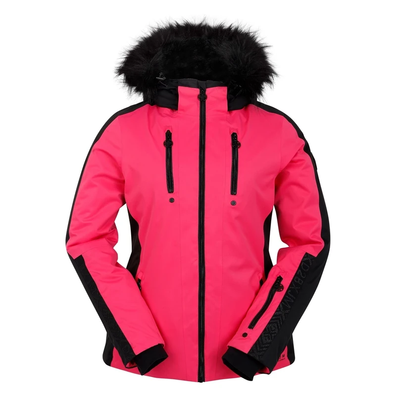 Dare2B Womens Frenzied Ski Insulated Jacket, Pink, 16 EU