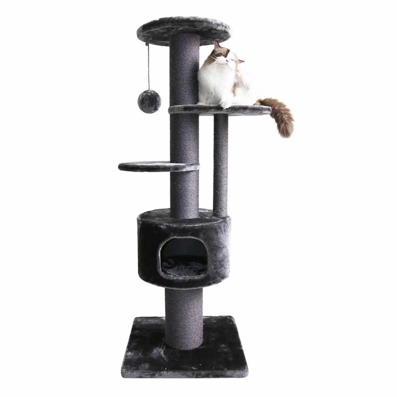 Nobby Taru Cat Tree 60 x 60 x 164 cm Dark Grey
