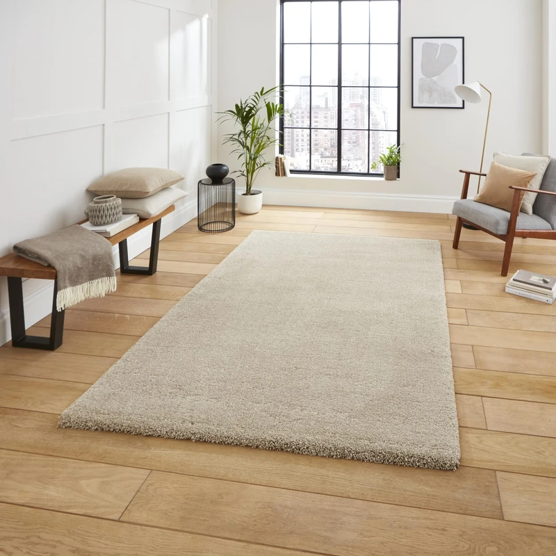 Think Rugs Deluxe Beige - 120 x 170