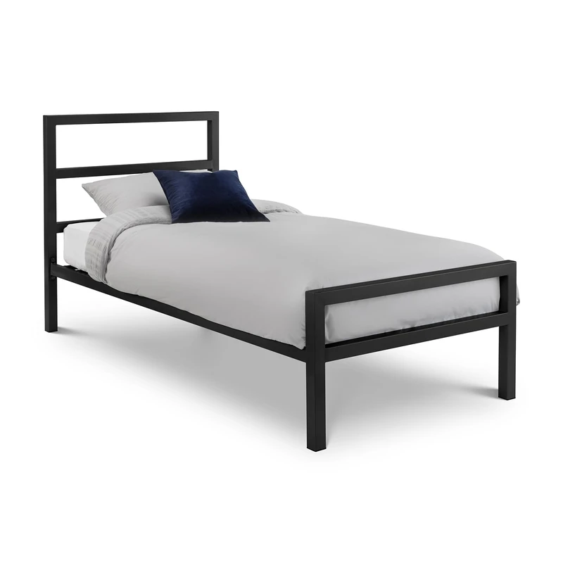 Julian Bowen Soto Metal Bed 90Cm - Satin Black