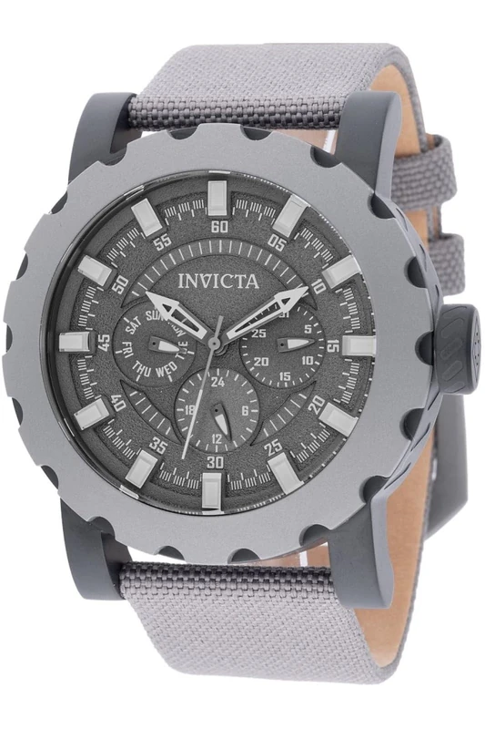 Invicta I-Force 47588 Men's Watch - Waterproof - Analogue - Quartz Movement - Stainless Steel with Black dial - 46mm