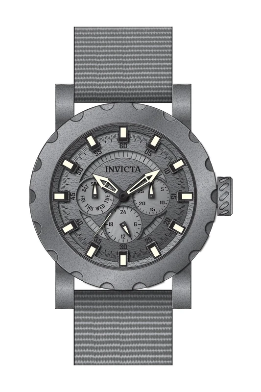 Invicta I-Force 47584 Men's Watch - Waterproof - Analogue - Quartz Movement - Stainless Steel with Grey dial - 46mm