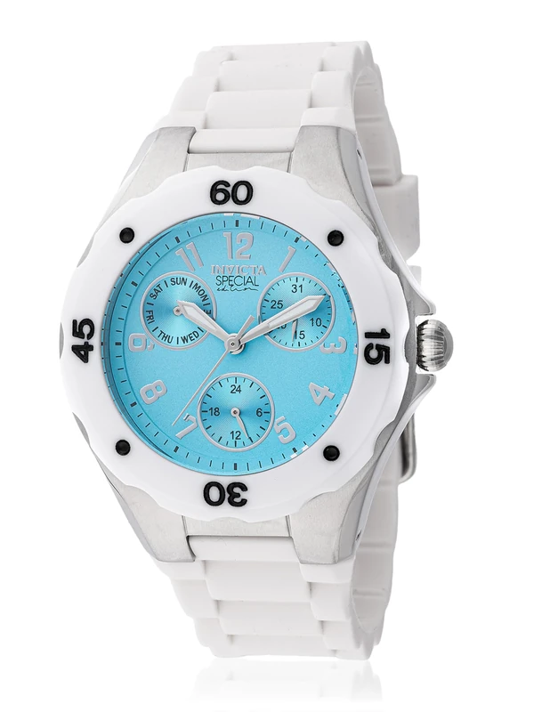 Invicta Angel 48404 Women's Watch - Waterproof - Analogue - Quartz Movement - Stainless Steel with Blue dial - 38mm